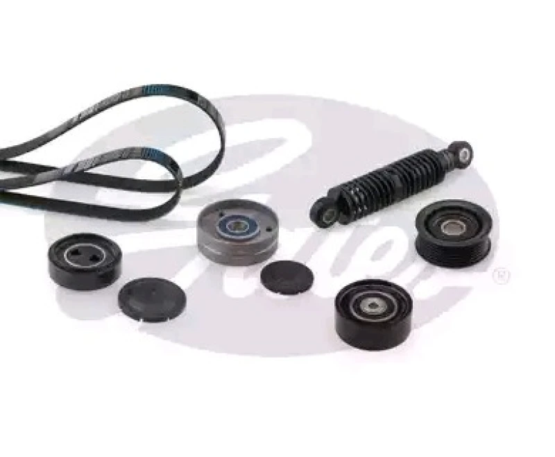 Image of GATES K126PK2403 V-ribbed belt set Micro-V Stretch Fit V-Ribbed Belt Set (542)