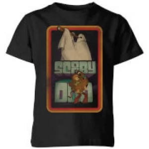 image of Scooby Doo Retro Ghostie Kids T-Shirt - Black - 3-4 Years