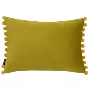 Image of Fiesta Velvet Cushion Bamboo/Gold, Bamboo/Gold / 35 x 50cm / Cover Only