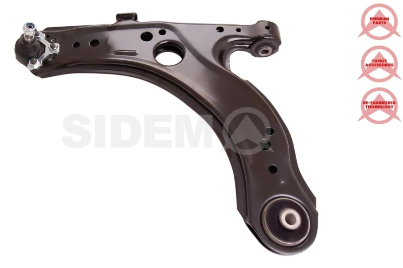 Image of SIDEM 37470 R Suspension arm Control Arm, Sheet Steel, Front Axle Left Sheet Steel Track Control Arm (273)