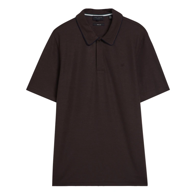 Image of Ted Baker Aroue Polo Shirt - Beige Beige S
