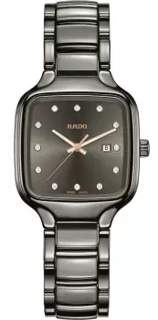 Image of Rado Watch True Square Diamonds - Grey