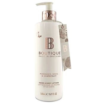 image of Boutique Mandarin, Basil & Grapefruit Hand & Body Lotion