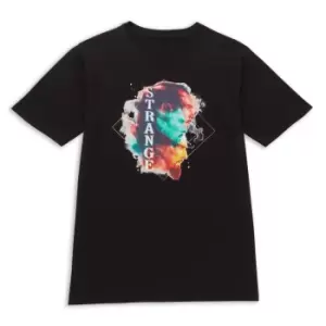 Image of Marvel Dr Strange Vertical Oversized Heavyweight T-Shirt - Black - L