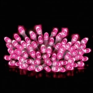 image of Premier Decorations 10m 200 LED Multi Function Lights - Pink