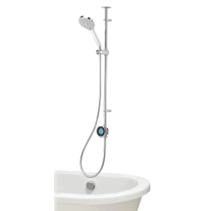 image of Aqualisa Optic Q Smart Exposed High Pressure Combi Shower with Adjustable Head & Bath Filler