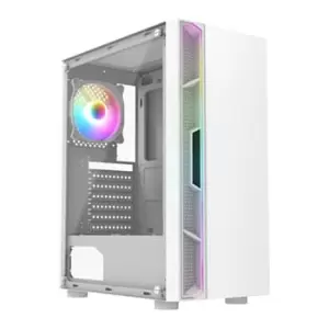 Image of CiT Galaxy Mid-Tower Windowed White PC Gaming Case