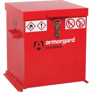 image of Armorgard Transbank Hazardous Goods Secure Storage Box 530mm 485mm 540mm