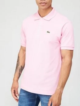 Lacoste Sportswear Classic Polo Shirt - Pink, Size XL, Men