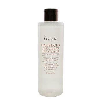 image of FreshKombucha Cleansing Treatment With Prebiotic Inulin - Pollution Removal No-Rinse Cleanser 200ml/6.7oz