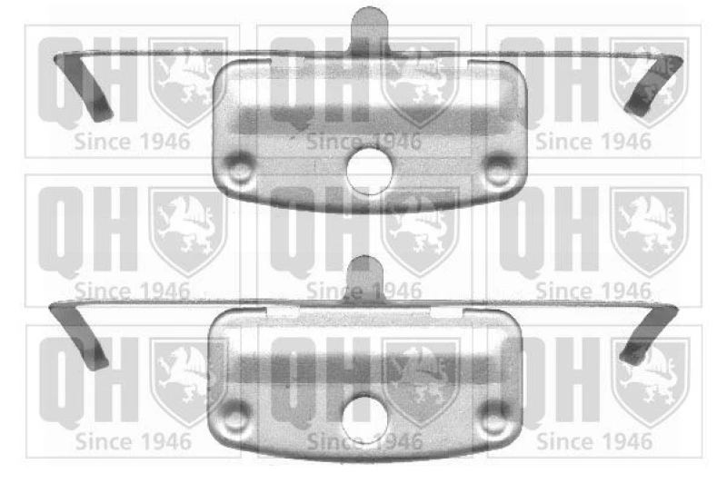 Image of QUINTON HAZELL Brake pad fitting kit QUINTON HAZELL BFK939