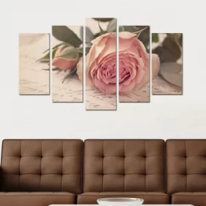 Image of 5PMDF-22 Multicolor Decorative MDF Painting (5 Pieces)