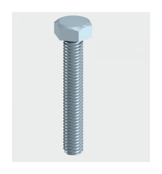 Image of S620Z Hex Set Screws 8.8 DIN 933 BZP 6.0 x 20mm Box of 500 - Timco