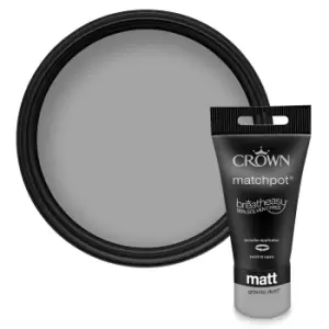 Image of Crown Walls & Ceilings Matt Emulsion Granite Dust Tester - 40ml