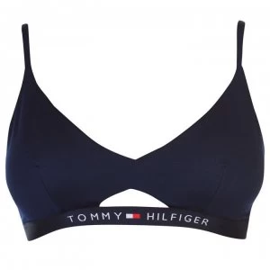 Image of Tommy Bodywear Bikini Top Womens - 416 NAVY BLAZER
