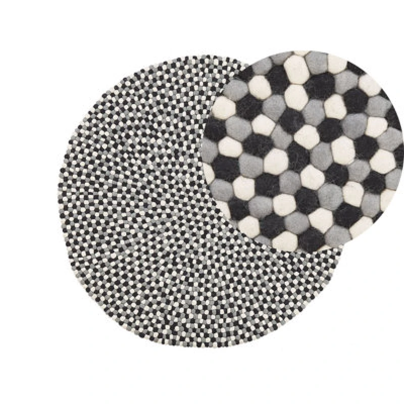 Image of Beliani Rug Penek Multicolour 140 Cm Wool