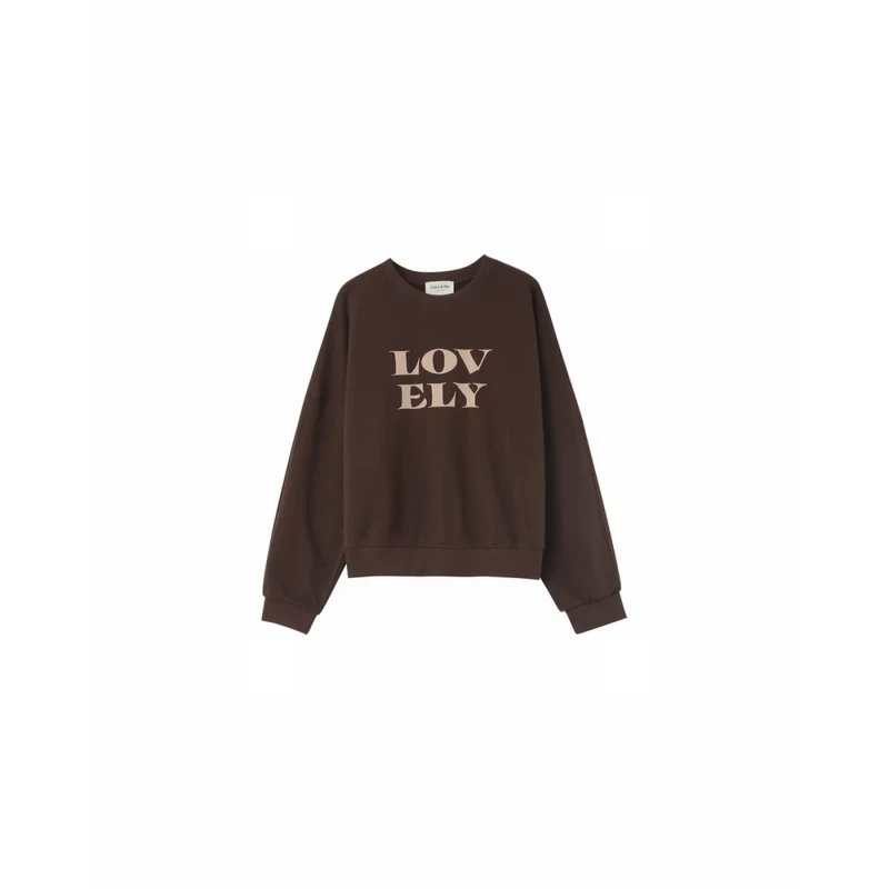 Image of Grace & Mila Grace & Mila Nigel Womens Sweatshirt Marron Female XS/S