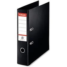 Image of ESSELTE LAF Essent.A4 PP75mm blk 3pcs