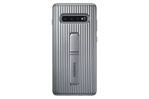 image of Samsung Silver Galaxy S10+ Protective Standing Cover