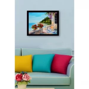 Image of SC0618 Multicolor Decorative Framed MDF Painting