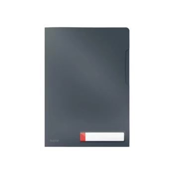 Image of Cosy Privacy Folder A4, Velvet Grey - Outer Carton of 12