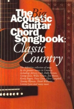 Image of The Big Acoustic Guitar Chord Songbook by Lucy Holliday and Nick Crispin Paperback