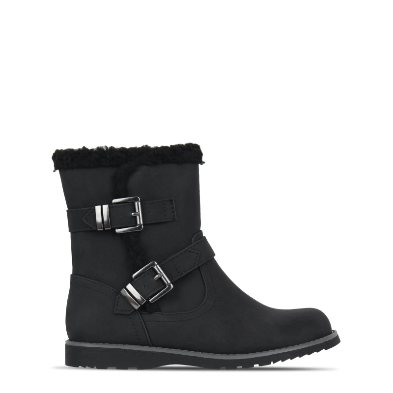 Image of Miso Miso Faith Child Girls Biker Boots - Black C10 Female