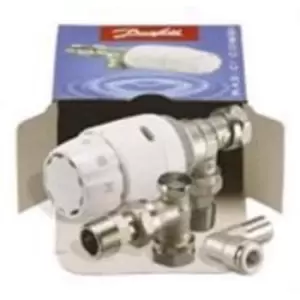 image of Danfoss Angled TRV & Lockshield - Ras-C2 15 mm