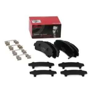 Image of BREMBO Brake pad set ISUZU P 34 007 94770229,8979474660,8979475710 8979479960,8980791040,8982983840,97947466,97947571,97947996