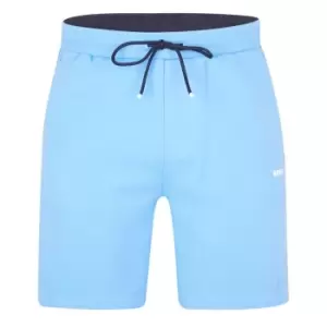 Image of Boss Boss Headlo Fleece Shorts Mens - Blue