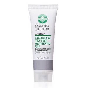 image of Manuka Doctor Apiclear Manuka and Tea Tree Antiseptic Gel 25ml