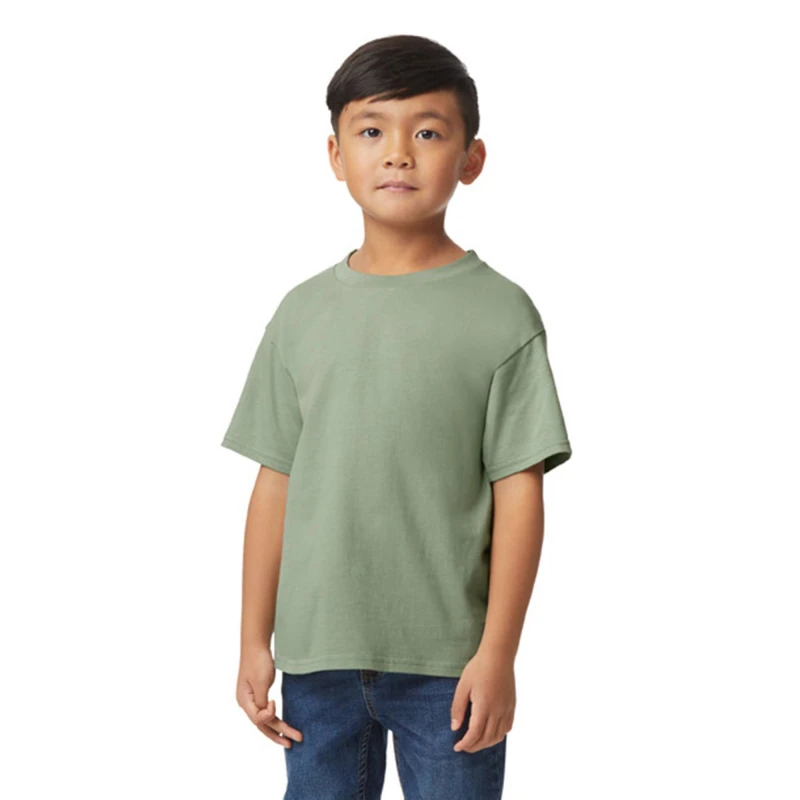 Image of Gildan Softstyle Midweight T-Shirt in Dark Grey Size: XS Dark Grey Unisex XS