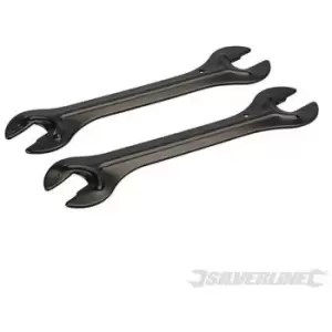 Image of Silverline - 240859) Cone Spanner Set 2pce 13/14 & 15/16mm