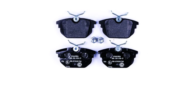 Image of HELLA Brake pad set HELLA 8DB 355 018-371