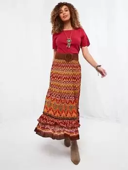 Image of Joe Browns Desert Dreaming Skirt Multi, Size 10, Women