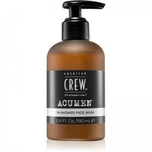 image of American Crew Acumen In Shower Face Wash 190ml