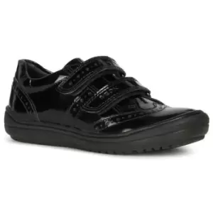 Image of Geox Girls Hadriel Breathable Leather School Shoes UK Size 13 (EU 32)