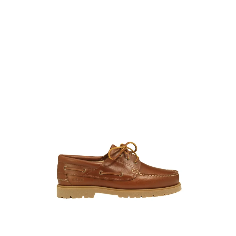 Image of Aigle Lace-up boat shoes Aigle Tarmak Marron Male 45