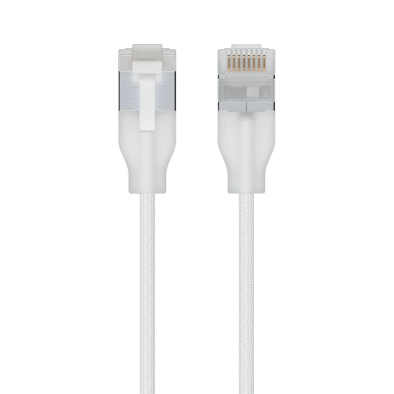 Image of Ubiquiti UACC-Cable-Patch-EL-C6A-5M-W networking cable Translucent. Wh