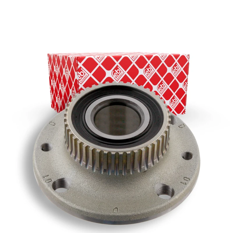 Image of FEBI BILSTEIN 12118 Wheel bearing kit Rear Axle Right, with wheel hub Wheel Bearing Kit (654)