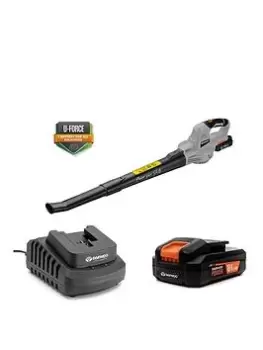 image of Daewoo U-Force Series Cordless Battery Operated Leaf Blower (2Mah Battery & Charger Included)