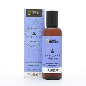 image of Tisserand Aromatherapy National Geographic Explore Shower Wash 100ml