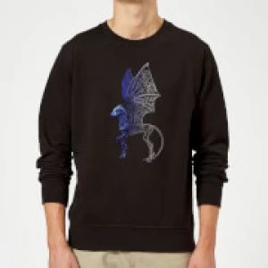 image of Fantastic Beasts Tribal Thestral Sweatshirt - Black