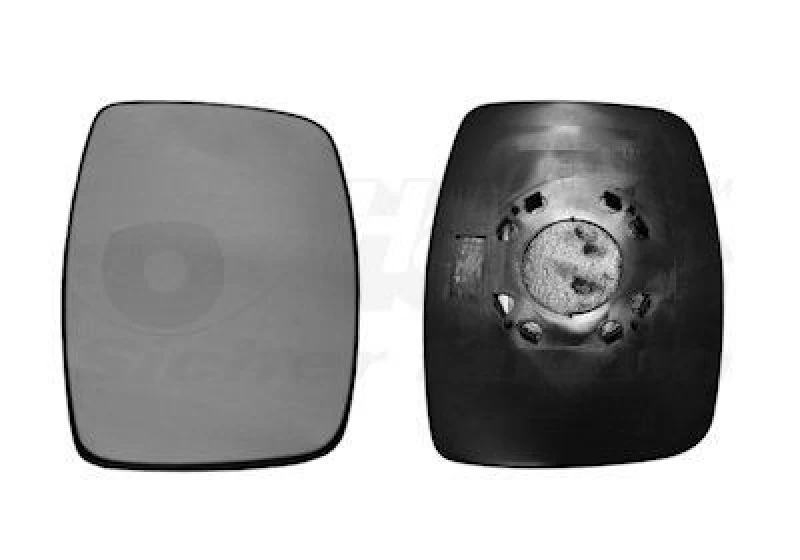 Image of VAN WEZEL Wing mirror glass VAN WEZEL 3078830