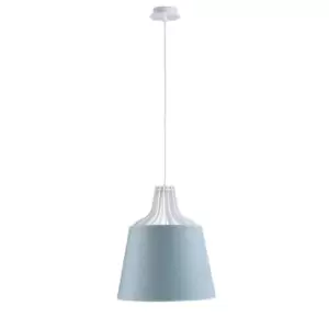 image of Lea Dome Pendant Ceiling Light Green, 38cm, 1x E27