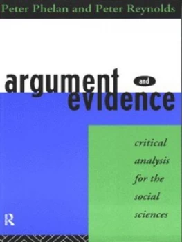 Image of Argument and Evidence by Peter J. Phelan Book