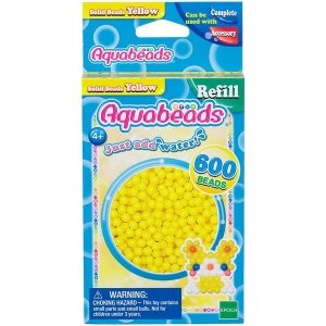 image of Aquabeads Soild Beads (yellow)