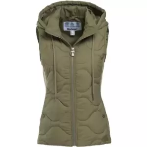 image of Barbour Thrift Quilted Sweat Gilet - Green