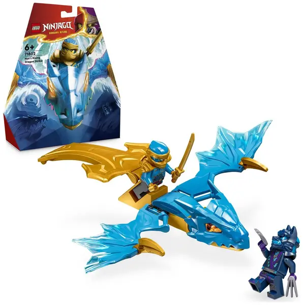 image of LEGO NINJAGO Nya's Rising Dragon Strike Building Toy 71802