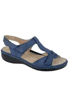 image of Buckle Leather Lined Sandals